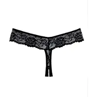 Allure Lingerie Adore Chiqui Love Slip met kant – Zwart