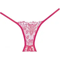 Allure Lingerie Adore Enchanted Belle Panty met open kruisje – Roze