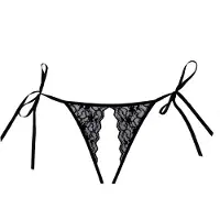Allure Lingerie Adore Lolita Panty - Black