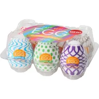 Tenga - EGG Variety Pack Wonder - Mini Masturbator - 6 stuks