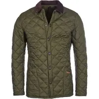 Barbour Tussenjas donkerbruin / olijfgroen