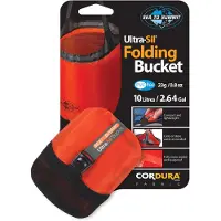 Sea to Summit - Ultra-Sil Folding Bucket - Waterzak 10 l, rood