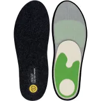 Sidas - Inlegzolen en binnenschoenen - Custom Comfort Merinos voor Unisex van Wol - Maat 46-48 - Zwart