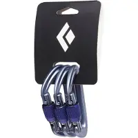 Black Diamond Liteforge Screwgate 3-Pack Carabine Gray