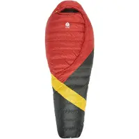 Sierra Designs - Cloud 20 / 800 DriDown - Donzen slaapzak Regular, rood/ peat