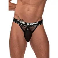 Male Power – Cockring Jock Strap – Zwart