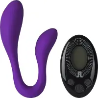 Adrien Lastic Couple Secrets II Dubbele Vibrator Op Afstand Bedienbaar - Paars