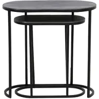 Light & Living bijzettafel bocov 53x26x53cm - set van 2