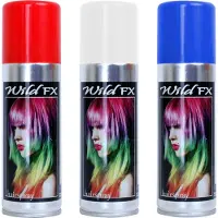 Goodmark Set 3x kleuren haarverf/haarspray 125 ml - Rood-wit-blauw - Vlag kleuren van Nederland/Holland
