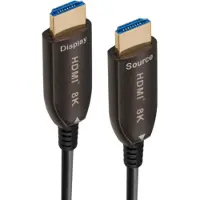 MaxTrack C 507-20 ML HDMI-kabel HDMI Aansluitkabel HDMI-A-stekker, HDMI-A-stekker 20.00 m Zwart 8K UHD