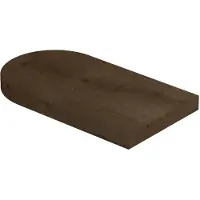 Ink Play 2 Fontein Planchet 40x22cm - Fineer Chocolate - 8718835095710 - Eenzijdig Afgerond - Wastafels, Fonteinen, Topbladen