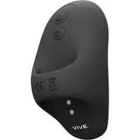 VIVE Hana - Pulserende Vinger Vibrator - Zwart