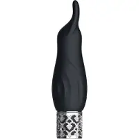 Royal Gems - Sparkle Oplaadbare Clitoris stimulator - Zwart