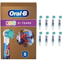 Oral-B PRO Kids 3+ Spider-Man 8 opzetborstels - XL verpakking