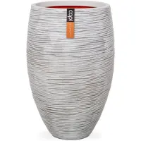 Capi Europe Vaas elegant deluxe rib Ø56xh84 ivoor