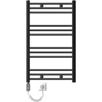 ECD-Germany Badkamerradiator Elektrisch 600x800 Mm Antraciet Met Verwarmingselement 300w