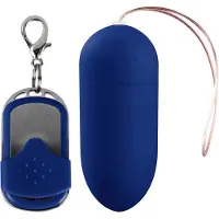 Shots toys 10 Speed Remote Vibrating Egg Big Blue