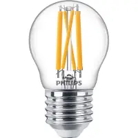 Philips Value LEDluster E27 Kogel Filament Helder 3.5W 470lm - 922-927 Dim naar Warm | Beste Kleurweergave - Dimbaar - Vervangt 40W