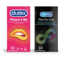 Durex - 20 stuks Condooms - Pleasure Me 1x10 stuks - Performa 1x10 stuks - Voordeelverpakking