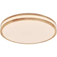 LINDBY Plafondlamp , Emiva, dimbare, Hout, Woonkamer, Hout, Modern