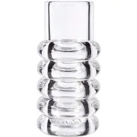 Tom Dixon Press Vase Vaas Small | Clear