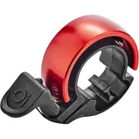 Knog Oi Classic Fietsbel, zwart/rood L | 23,8-31,8mm 2022 Fietsbellen