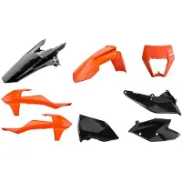 Polisport Off Road Enduro Ktm Exc/exc-f/xc-w/xcf-w 17-19 90885 Plastic Set