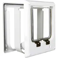 Trixie - 4-weg Huisdierluik - Elektromagnetisch - Selectieve toegang - 21X24 cm