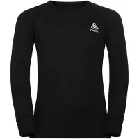 Odlo - Kid's Base Layer Top Crew Neck L/S Active Warm Eco - Synthetisch ondergoed 92, zwart