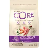 Wellness Core 6x Kattenvoer Kitten Kalkoen - Zalm 300 Gr
