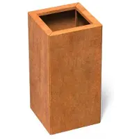HetTuinstel.nl Cortenstaal plantenbak ‘Connect’ 40x40x80cm