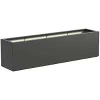 HetTuinstel.nl Polyester plantenbak 230x50x40cm - Met bodem