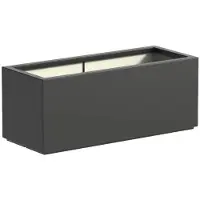 HetTuinstel.nl Polyester plantenbak 100x40x40cm - Met bodem