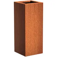 HetTuinstel.nl Cortenstaal plantenbak 40x40x100cm - Met bodem
