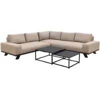 ZITT Outdoor VDG Barcelona Sunbrella loungeset - Taupe