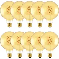 Proventa RETRO LED Lampen E27 voor buiten & binnen - G125 XL Globe - Warm wit - 250 lm - 10 stuks