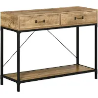 NiceGoodz Wandtafel met 2 lades - Haltafel - Halmeubel - Meubels - Opbergkast - Kast - Industriële kast - 100L x 35B x 76,5H cm
