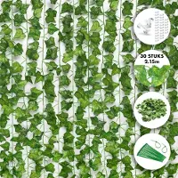 Fissaly 30 Stuks Hedera Helix Klimop Slinger Versiering Set – Decoratie voor Woonkamer & Feest – Kunstplant &Hangplant