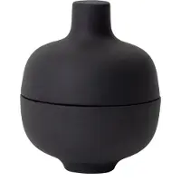 Design House Stockholm Sand kom met deksel S Ø8,2 cm Black clay