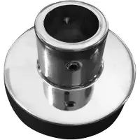 Wiesbaden Caral muurplaat voor thermostatische regendoucheset opbouw chroom
