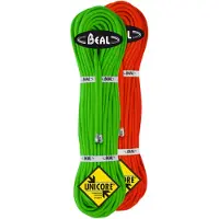 BEAL - Klimtouwen - Gully 7.3mm Golden Dry Pack Orange voor Unisex - Maat 2 x 70m - Oranje