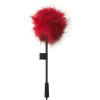 Fifty Shades of Grey - Pluim tickler - zwart/rood