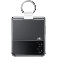 Samsung Galaxy Z Flip 4 Siliconen Back Cover Ring Transparant
