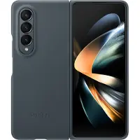 Samsung Galaxy Z Fold 4 Back Cover Leer Grijs Groen