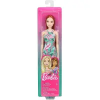Barbie - Groene bloemenjurk - Barbiepop