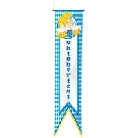 Folat Gevelbanner Oktoberfest Bier (blauw, geel en wit)