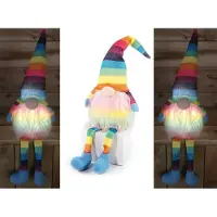 Premier Verlichte Staande Regenboogkabouter - 50cm