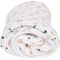 Motherhood Splashes Salmon Dubbellaags Hydrofiel 95 x 110 cm Wiegdeken 056 152