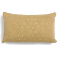 Essenza Sierkussen Knitted Ajour Fern Yellow (30 x 50 cm)