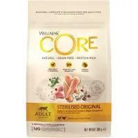 Wellness Core 6x Kattenvoer Sterilised Kip - Kalkoen 300 gr